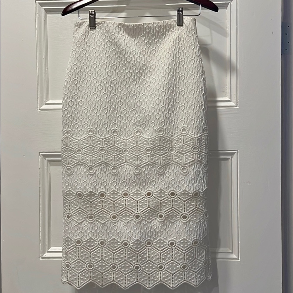 White skirt